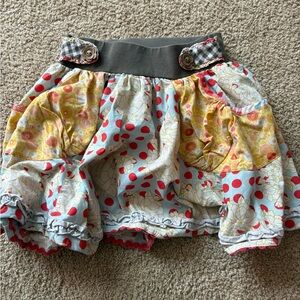 Matilda Jane Kids Dress - Yellow, Red, Gray